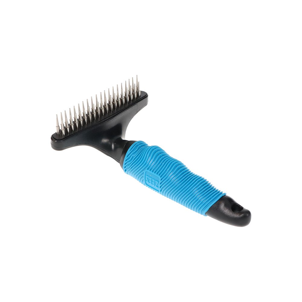 ZeeZ – Comfort – Double Row Rotating Teeth Undercoat Rake