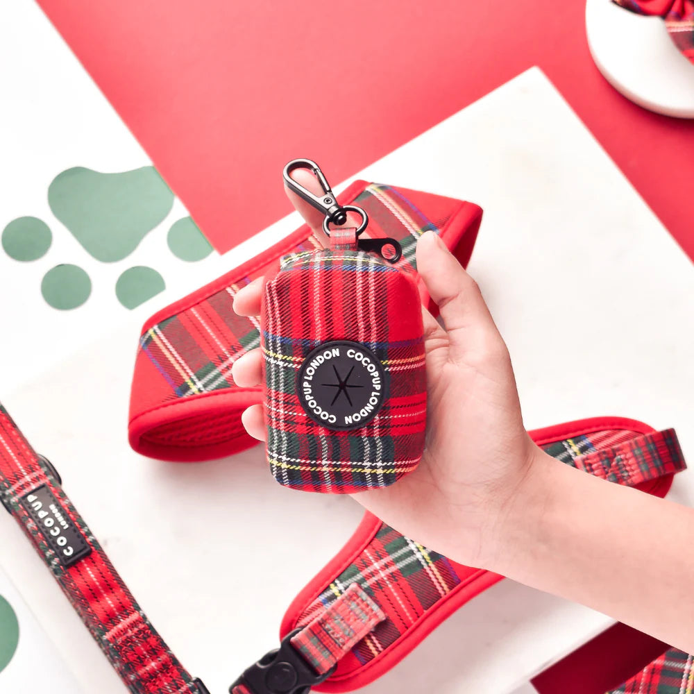Cocopup London – Poop Bag Holder – Tartan