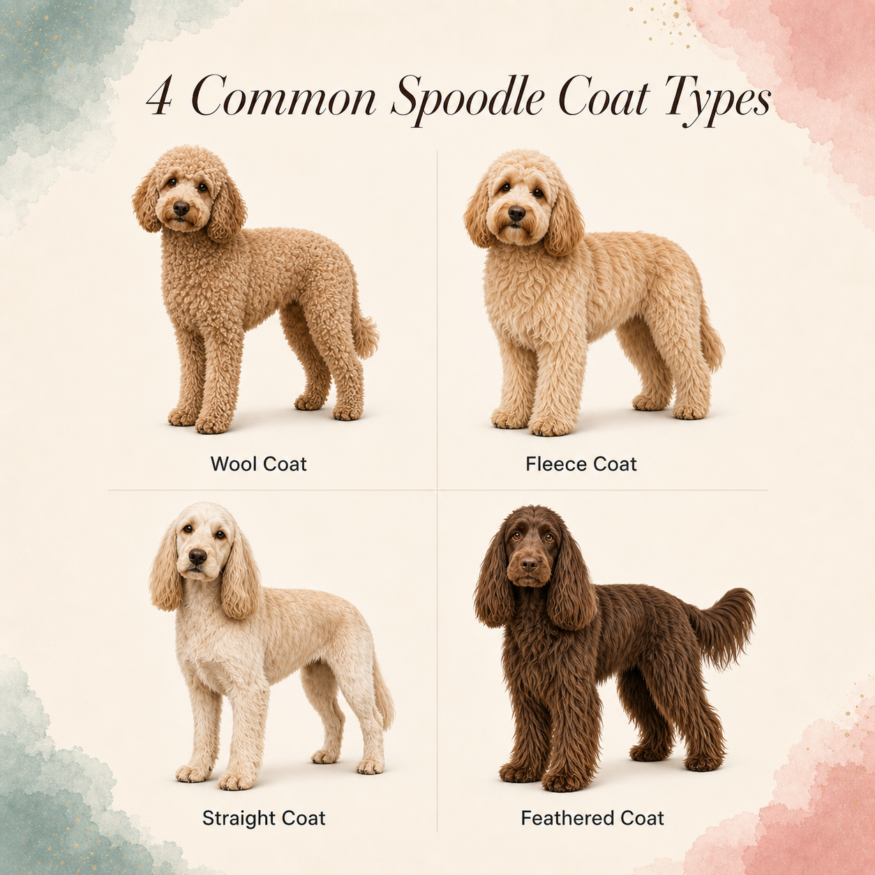 Clean Spoodle Spoodle Grooming Guide | Coat Types, Brushing & Frequency | Dog Love ...