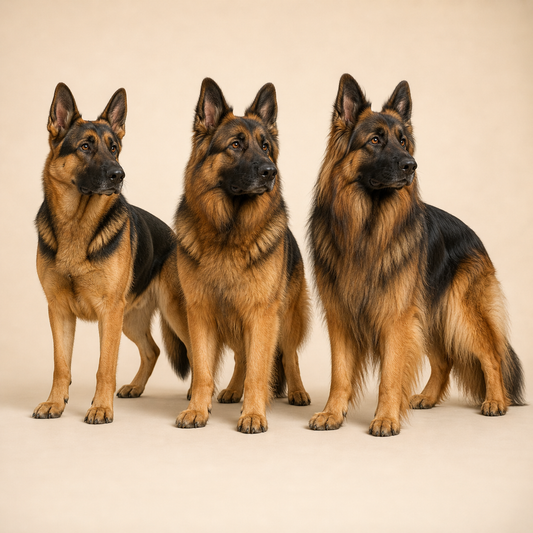 German Shepherd grooming, they shed twice their body weight a year.