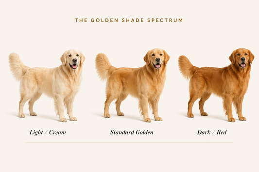 golden retreiver colours