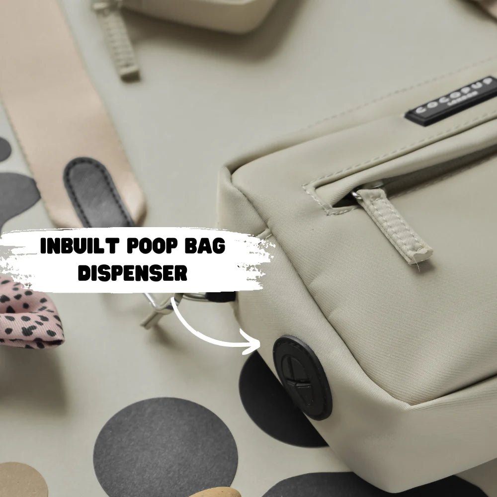 Cocopup London – Dog Walking Bag – Caramel Latte