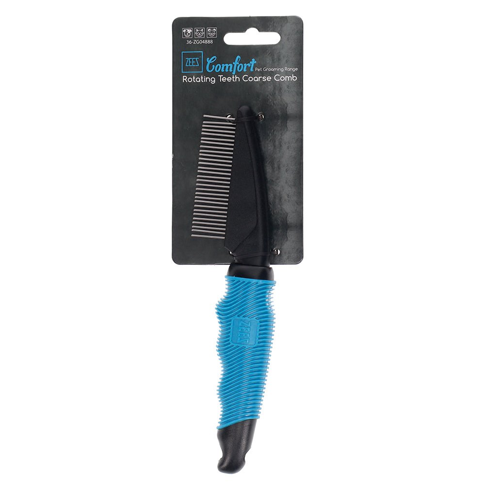 ZeeZ – Comfort – Rotating Teeth Coarse Comb