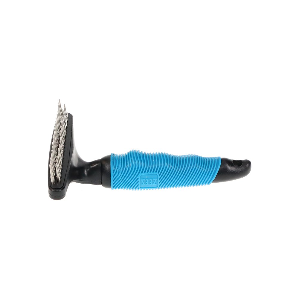 ZeeZ – Comfort – Double Row Rotating Teeth Undercoat Rake