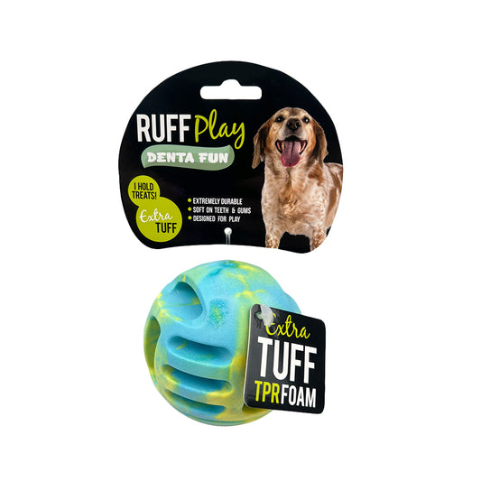 RUFF Play – Denta Fun – Foam Treat Ball