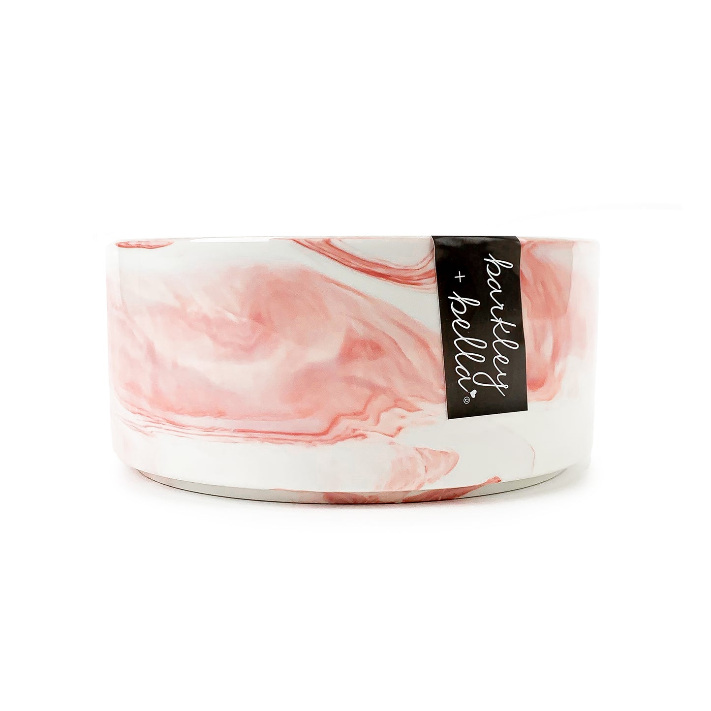Barkley & Bella – Zen Bowl Marble Pink