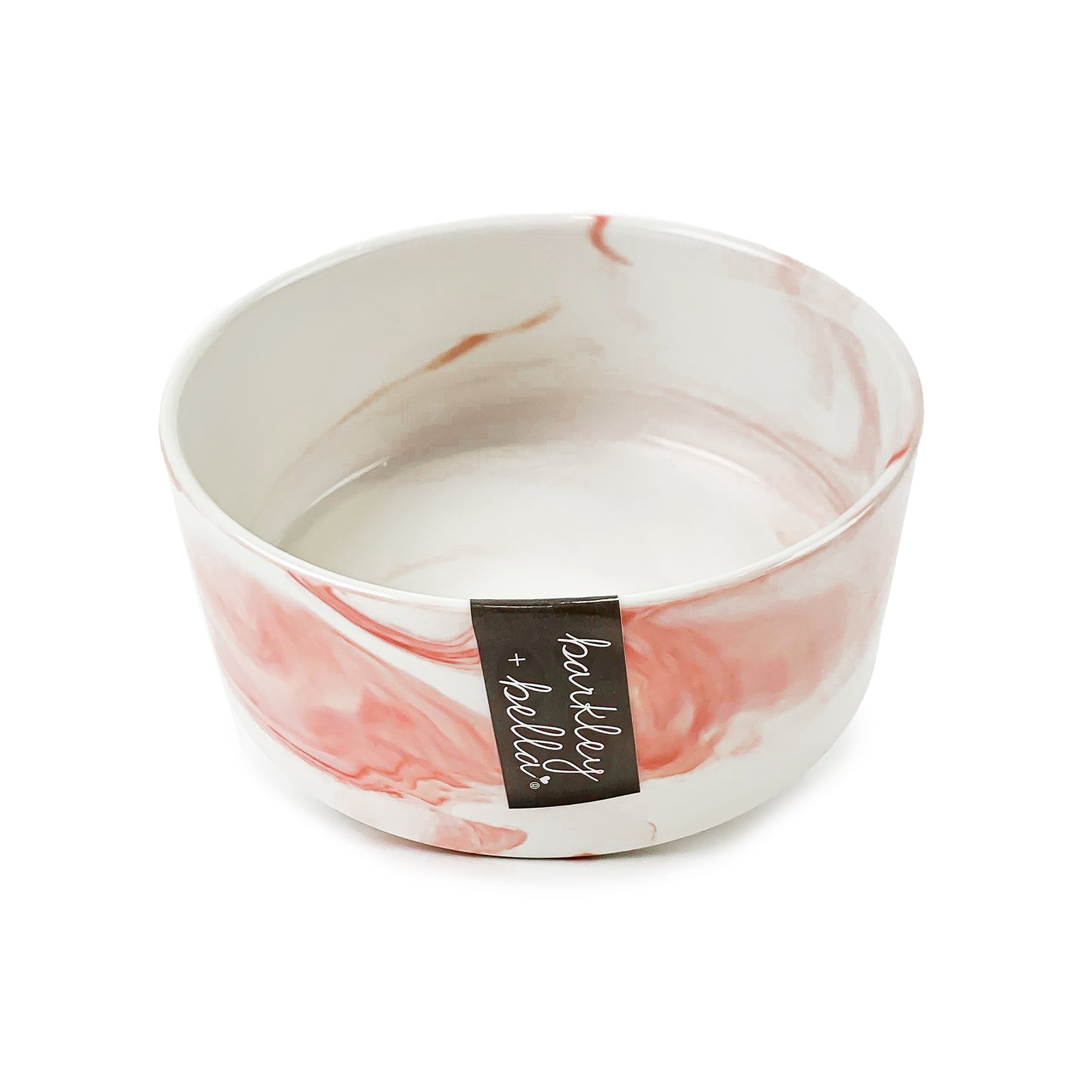Barkley & Bella – Zen Bowl Marble Pink