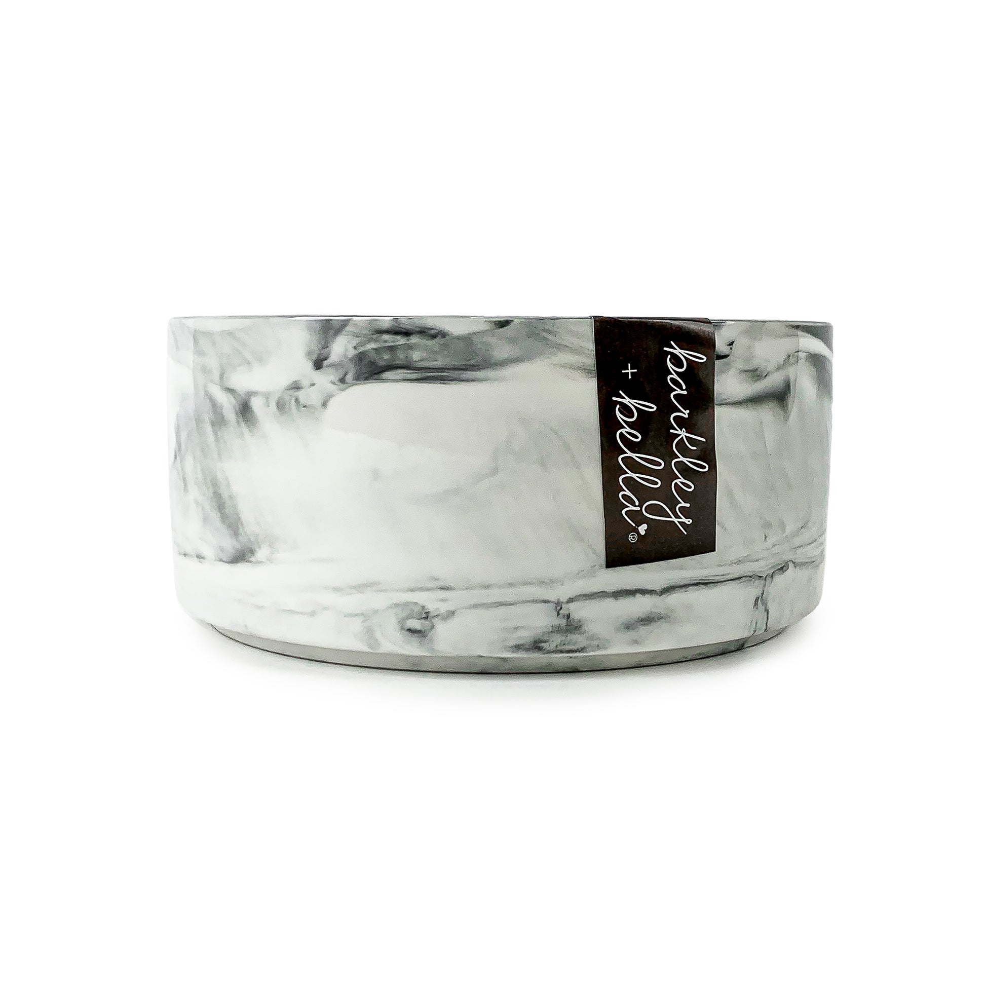 Barkley & Bella – Zen Bowl Marble White