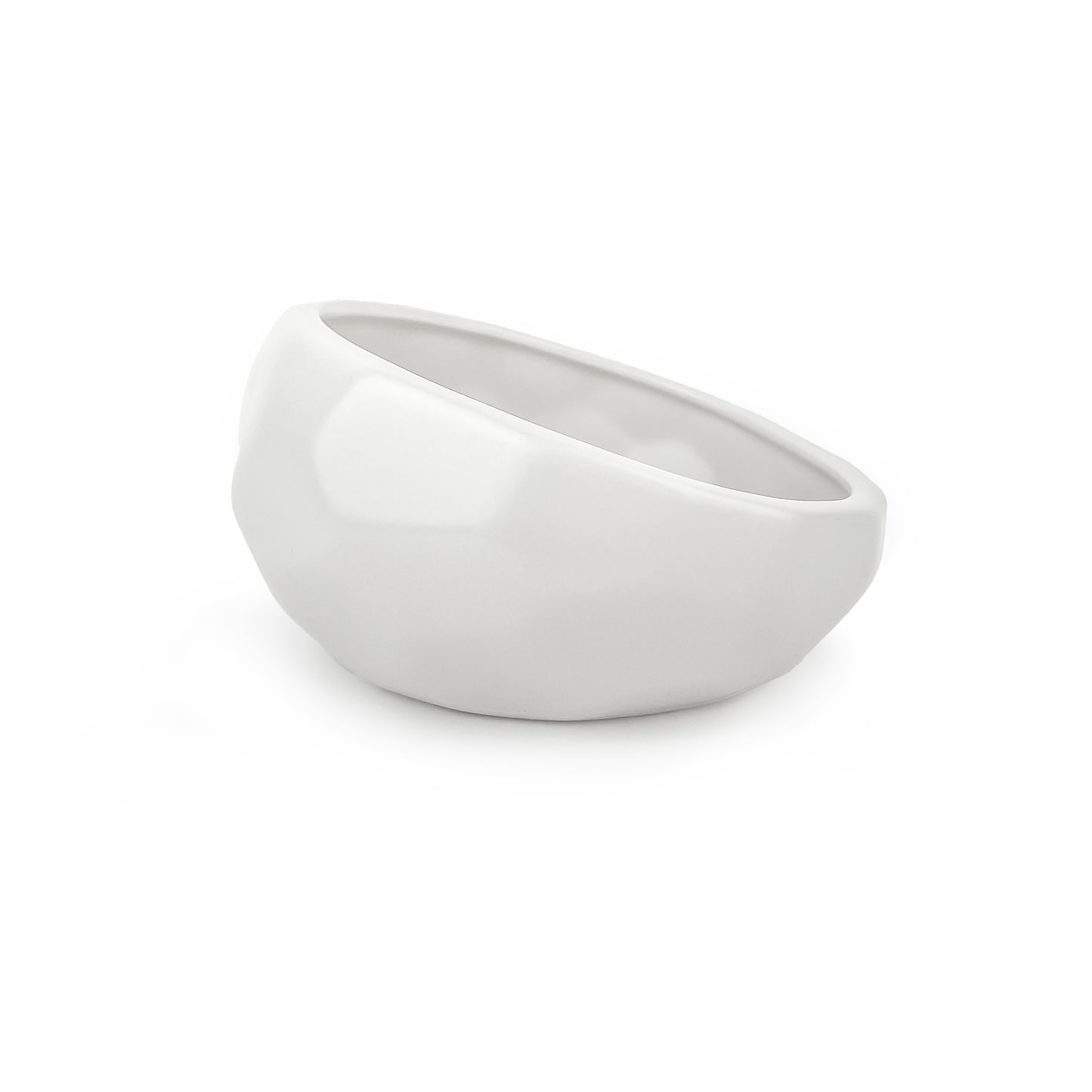 Barkley & Bella – Honeycomb Bowl – White