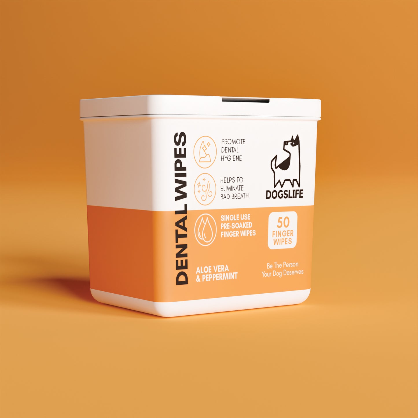 Dogslife – Dental Wipes – 50 Finger Wipes