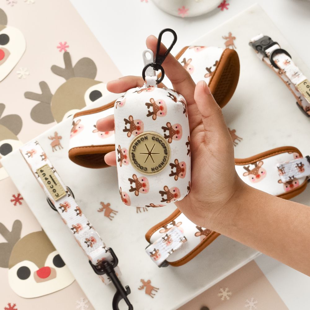 Cocopup London – Poop Bag Holder – Ralphie Reindeer