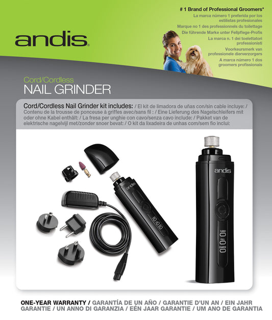 Andis – Cord/Cordless Nail Grinder
