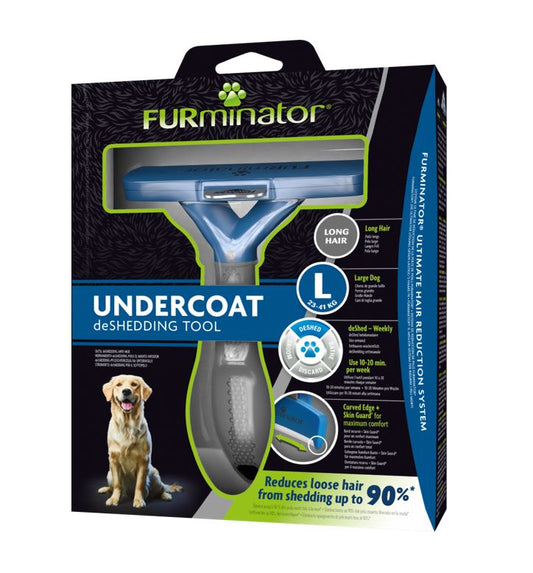 FURminator – Undercoat Deshedding Tool – Long Hair Dogs