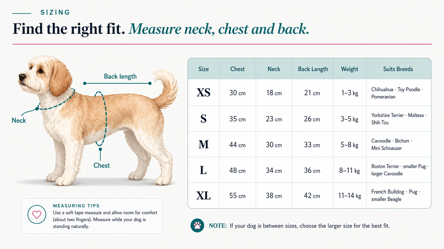Padded Winter Vest for Small to Mid-Size Dogs