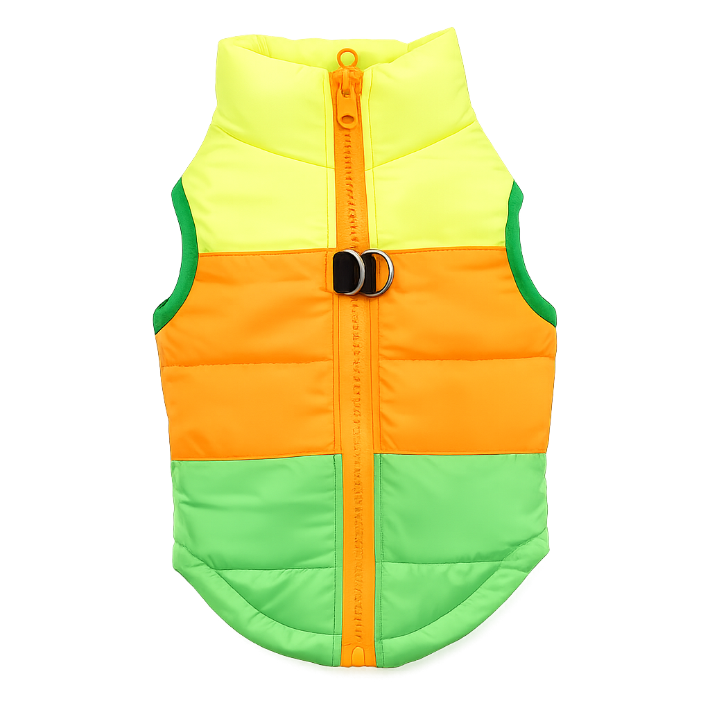 Padded Winter Vest for Small to Mid-Size Dogs
