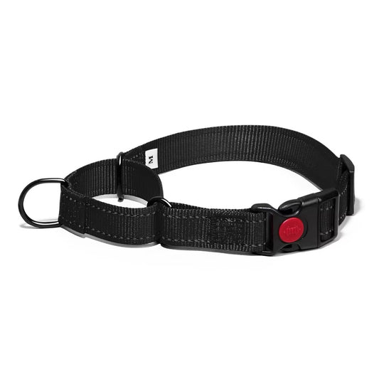 Martingale Lockable Dog Collar, No Escape Loop with Reflective Stitching