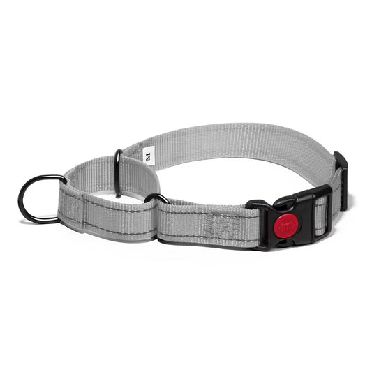Martingale Lockable Dog Collar, No Escape Loop with Reflective Stitching