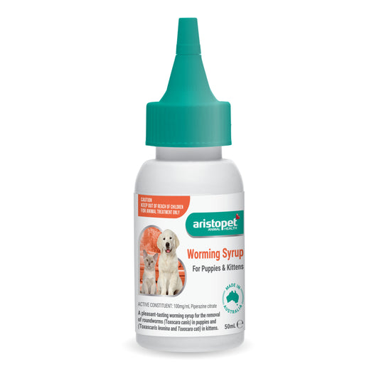 Aristopet – Worming Syrup for Puppies & Kittens