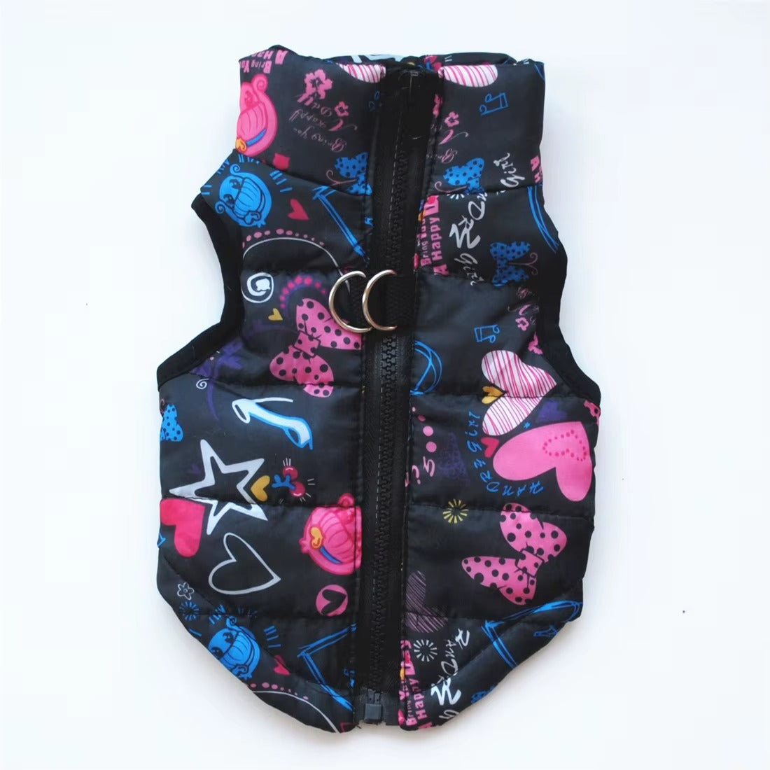 Padded Winter Vest for Small to Mid-Size Dogs