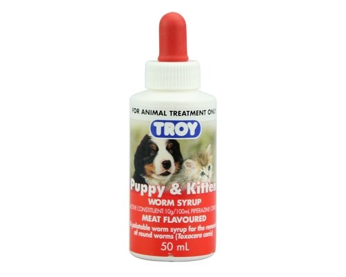 Troy – Puppy & Kitten – Worm Syrup
