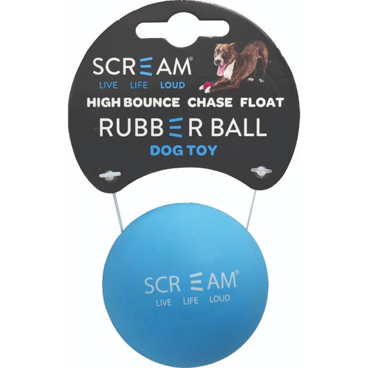 Scream – Rubber Ball – Loud Blue – Medium