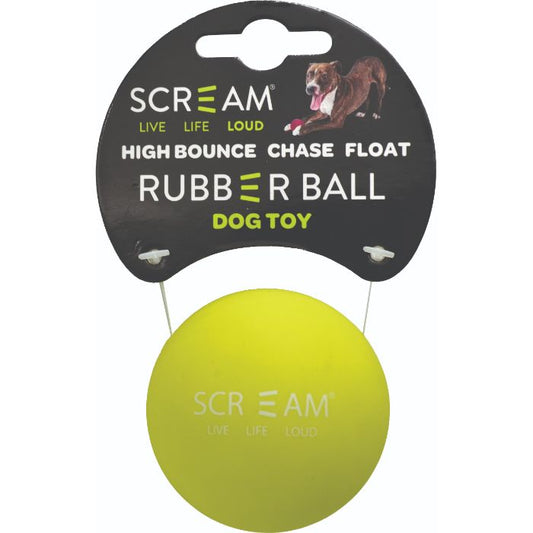 Scream – Rubber Ball – Loud Green – Medium