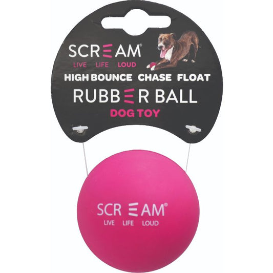 Scream – Rubber Ball – Loud Pink – Medium