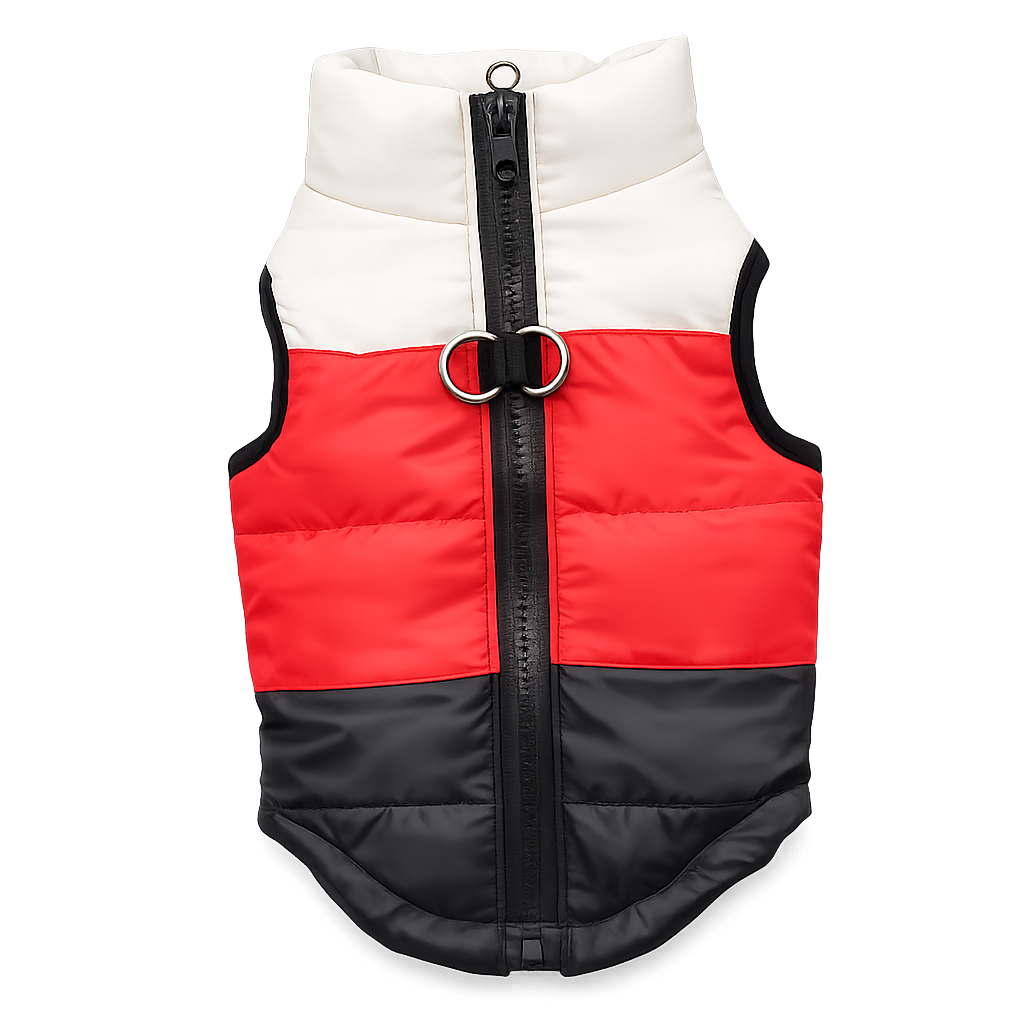 Padded Winter Vest for Small to Mid-Size Dogs